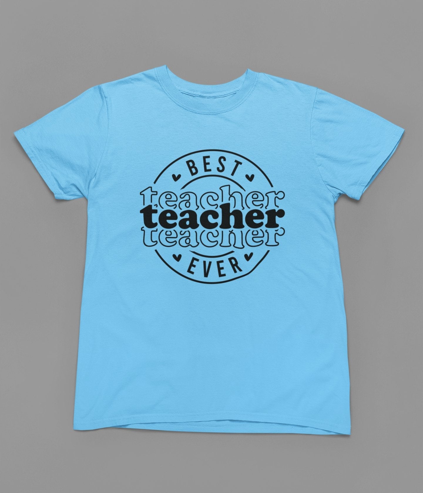 Best Teacher Ever T-Shirt - Beast & Beauty Clothing LTD - Teacher T-Shirt - small - Yellow - 