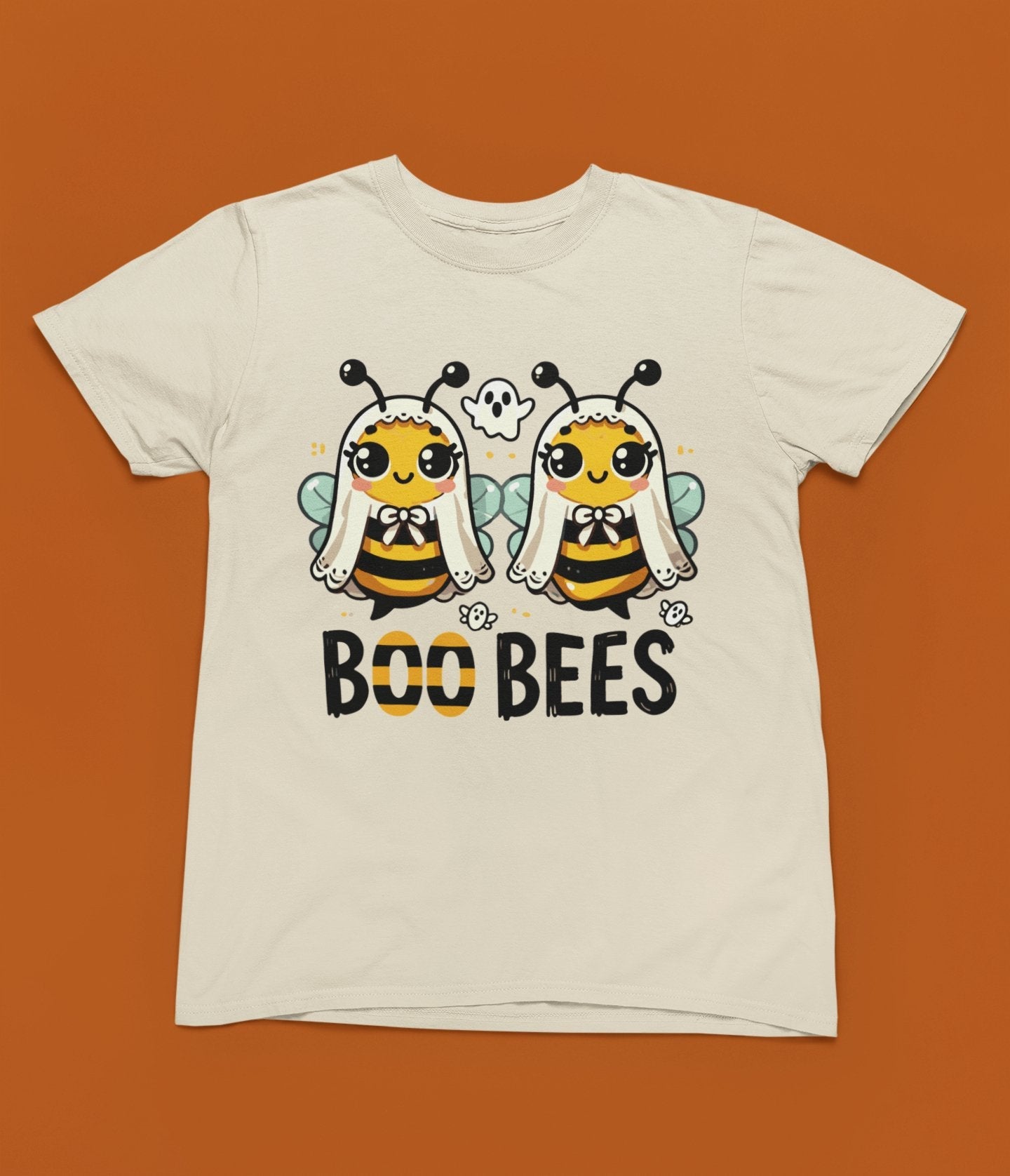 Boo Bees Halloween Funny T-Shirt/Sweatshirt Unisex - Beast & Beauty Clothing LTD - Halloween - White - Small - Sweatshirt