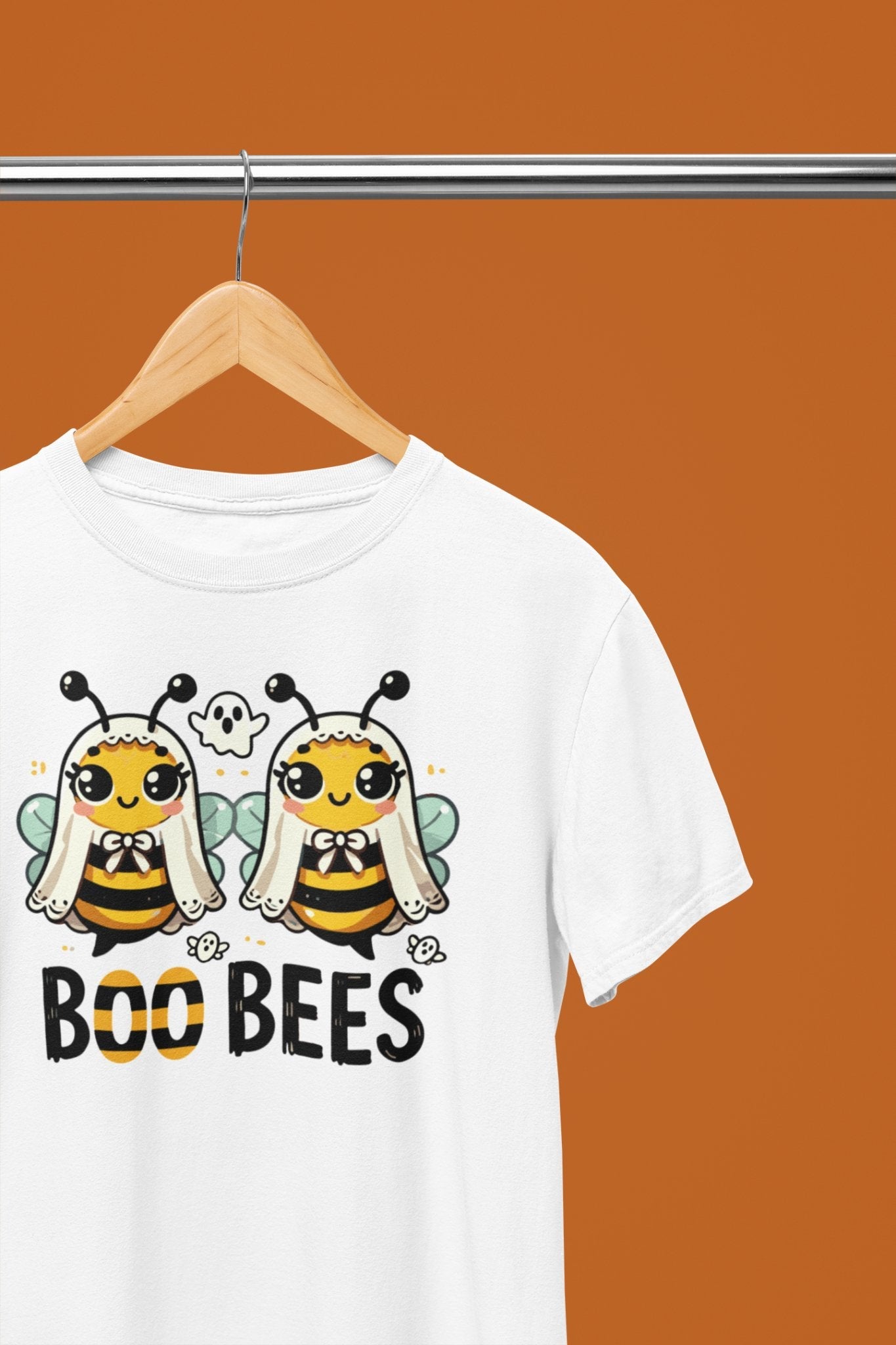 Boo Bees Halloween Funny T-Shirt/Sweatshirt Unisex - Beast & Beauty Clothing LTD - Halloween - White - Small - T-Shirt