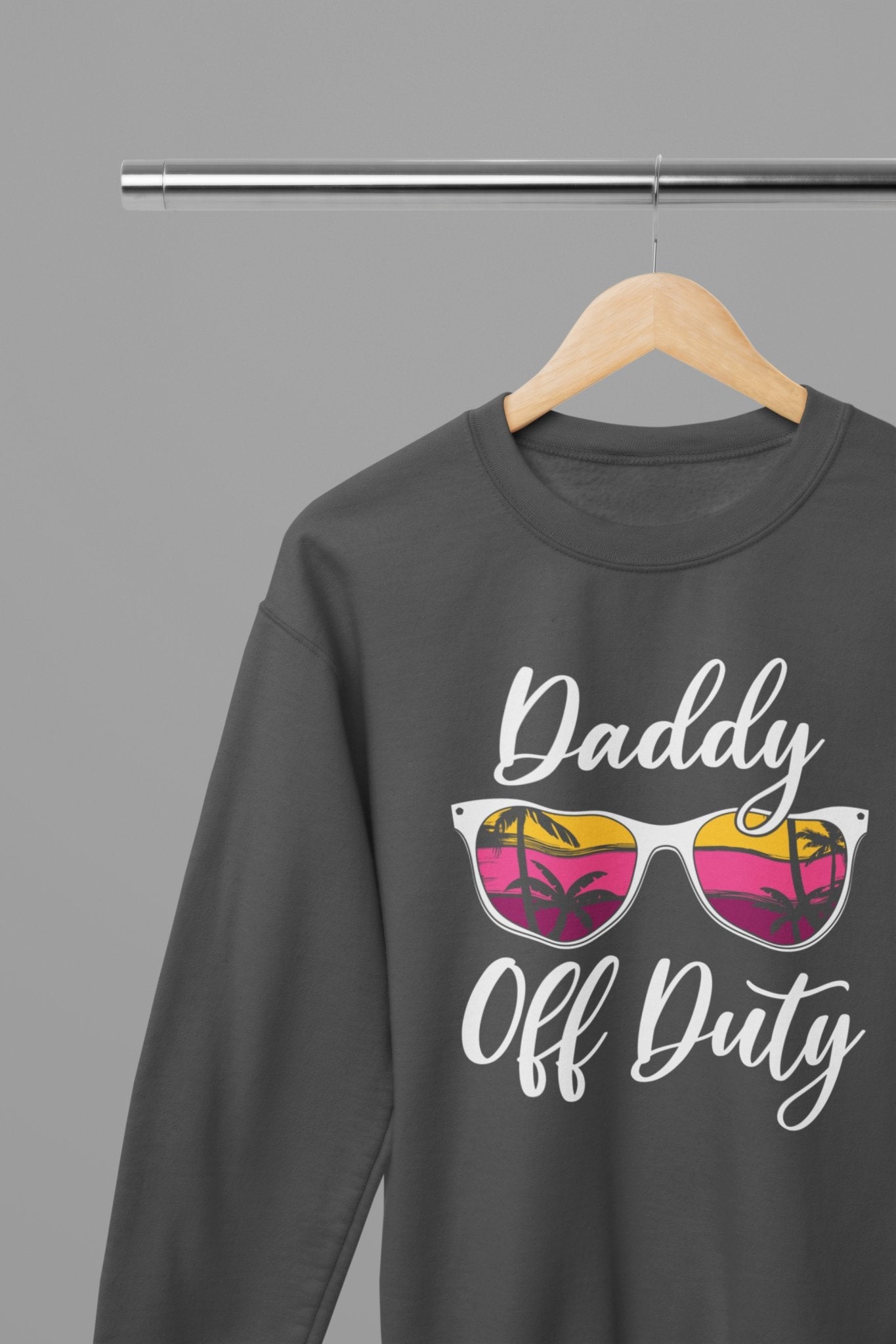 Daddy Off Duty Vacay Sweatshirt - Beast & Beauty Clothing LTD - Vacay Sweatshirt - small - Grey - 