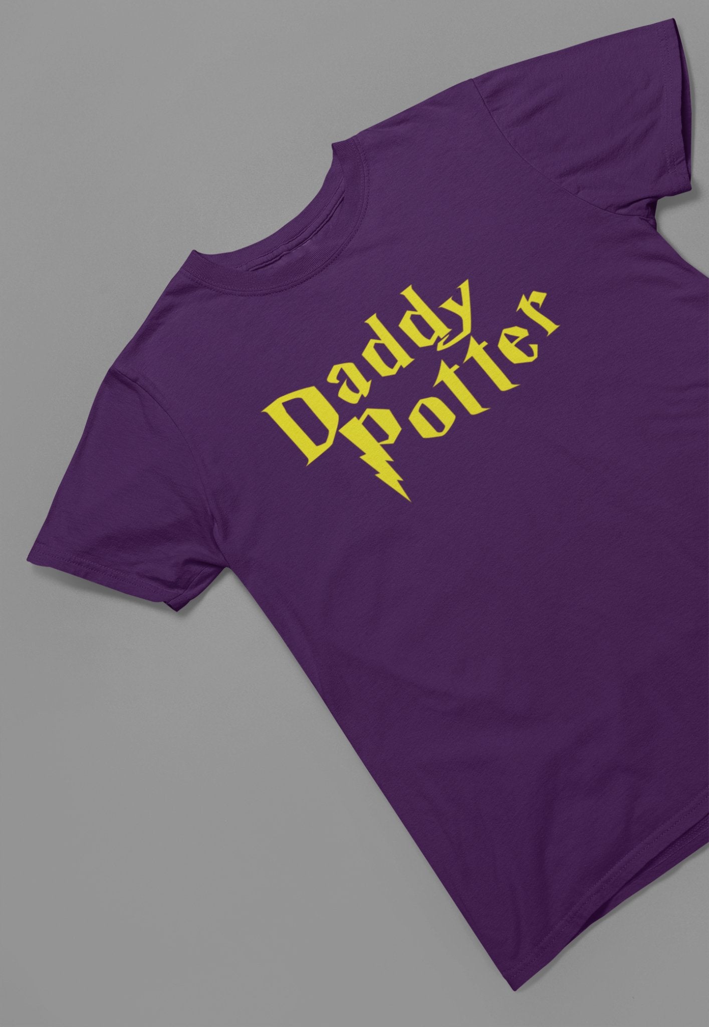 Daddy Potter Fathers Day T-Shirt - Beast & Beauty Clothing LTD - Fathers Day T-Shirt - small - Purple - 