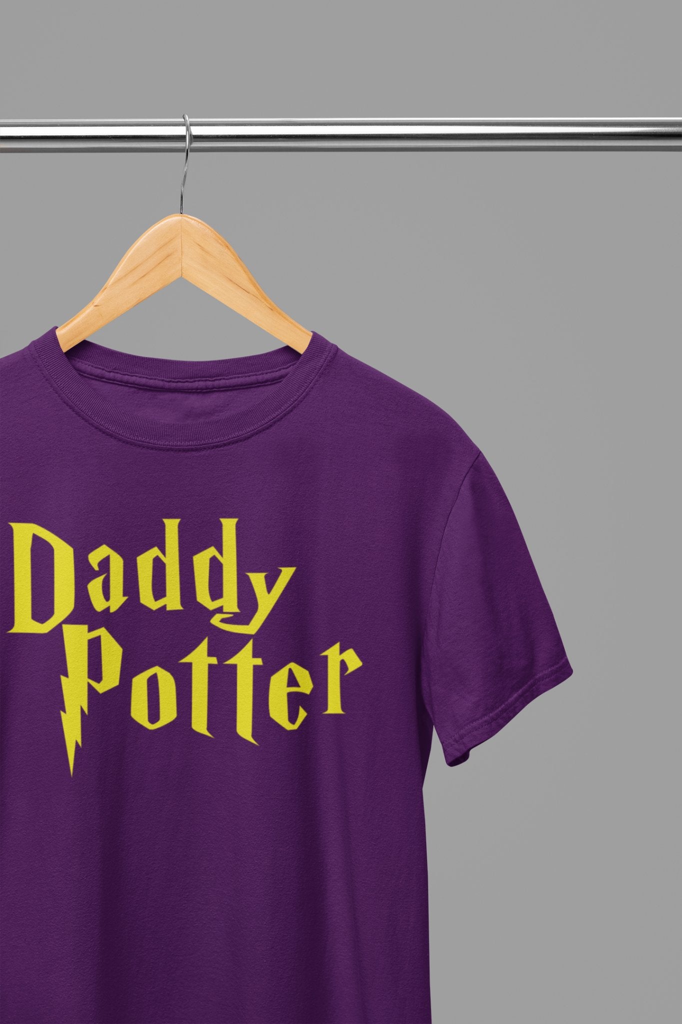 Daddy Potter Fathers Day T-Shirt - Beast & Beauty Clothing LTD - Fathers Day T-Shirt - small - Purple - 