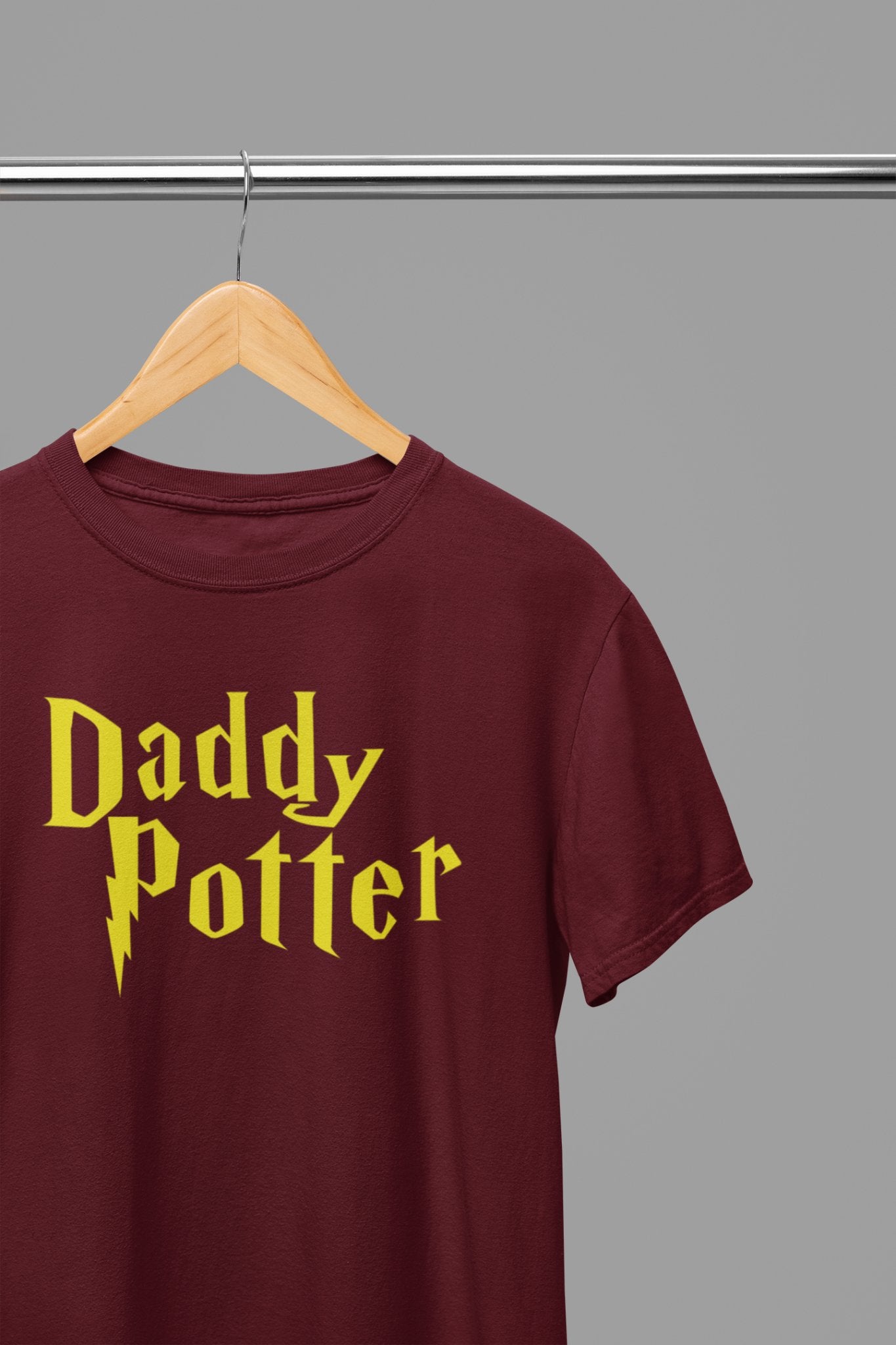 Daddy Potter Fathers Day T-Shirt - Beast & Beauty Clothing LTD - Fathers Day T-Shirt - small - Red - 