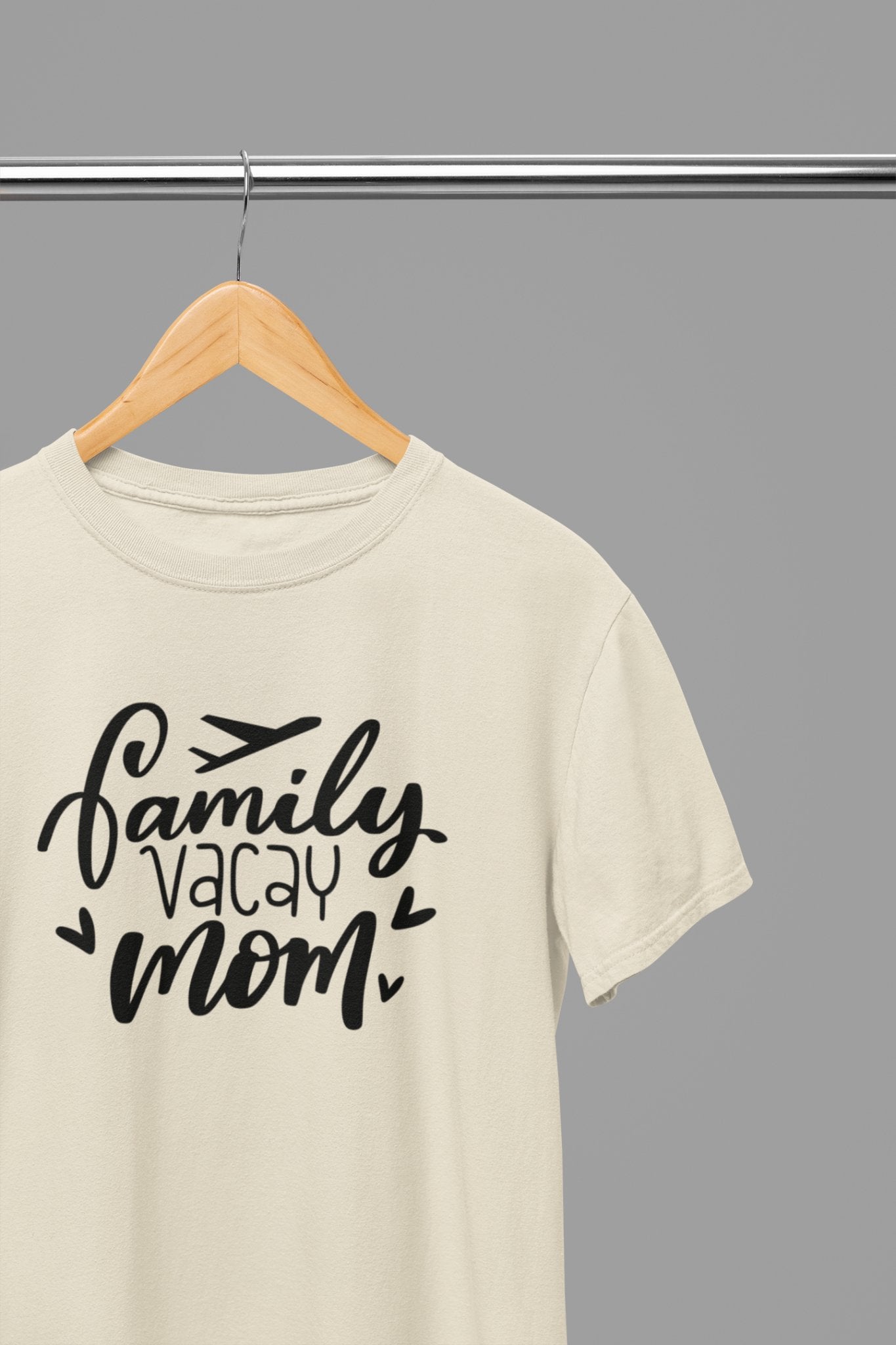 Family Vacay Mom T-Shirt - Beast & Beauty Clothing LTD - Vacay T-Shirt - small - Sand - 