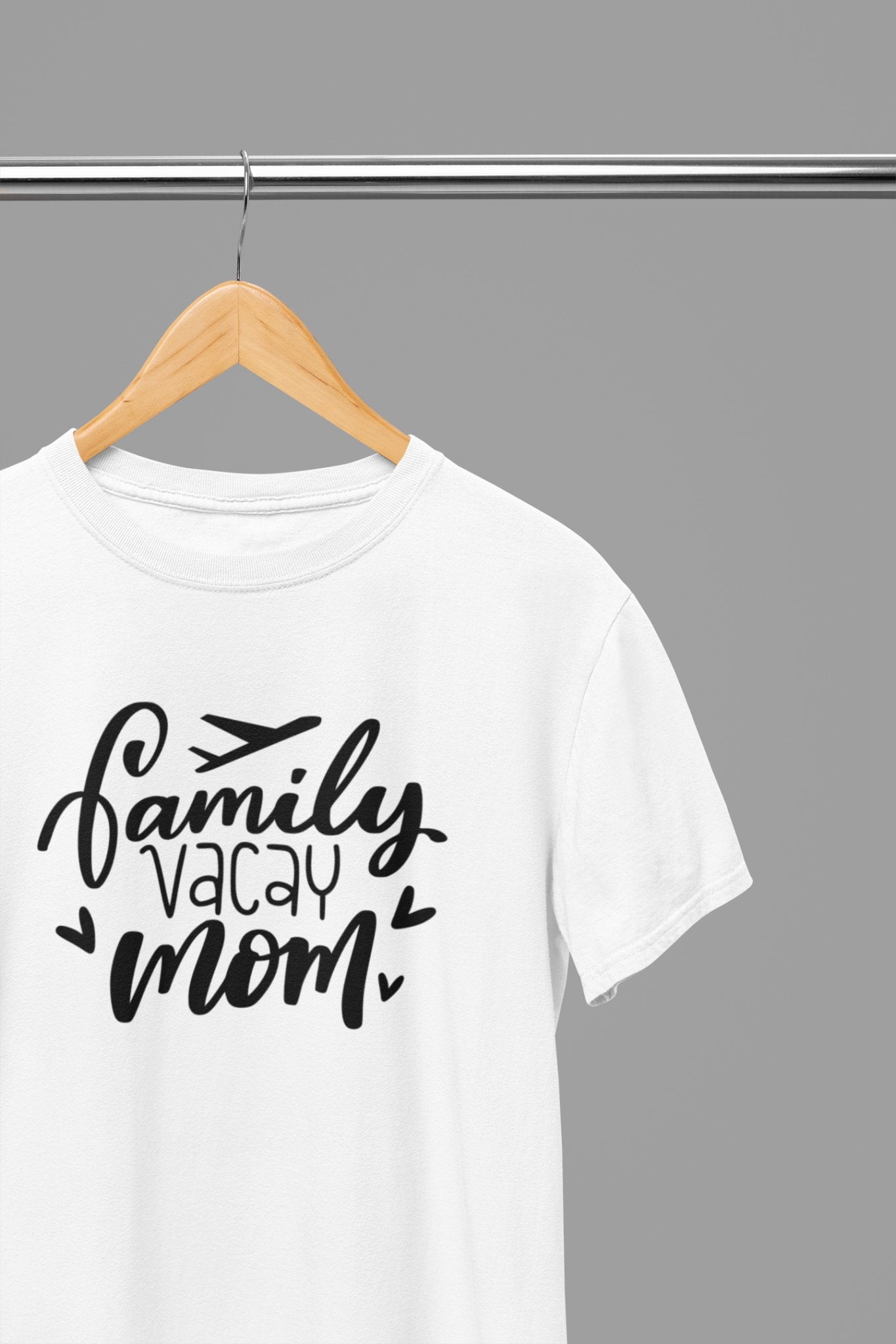 Family Vacay Mom T-Shirt - Beast & Beauty Clothing LTD - Vacay T-Shirt - small - White - 