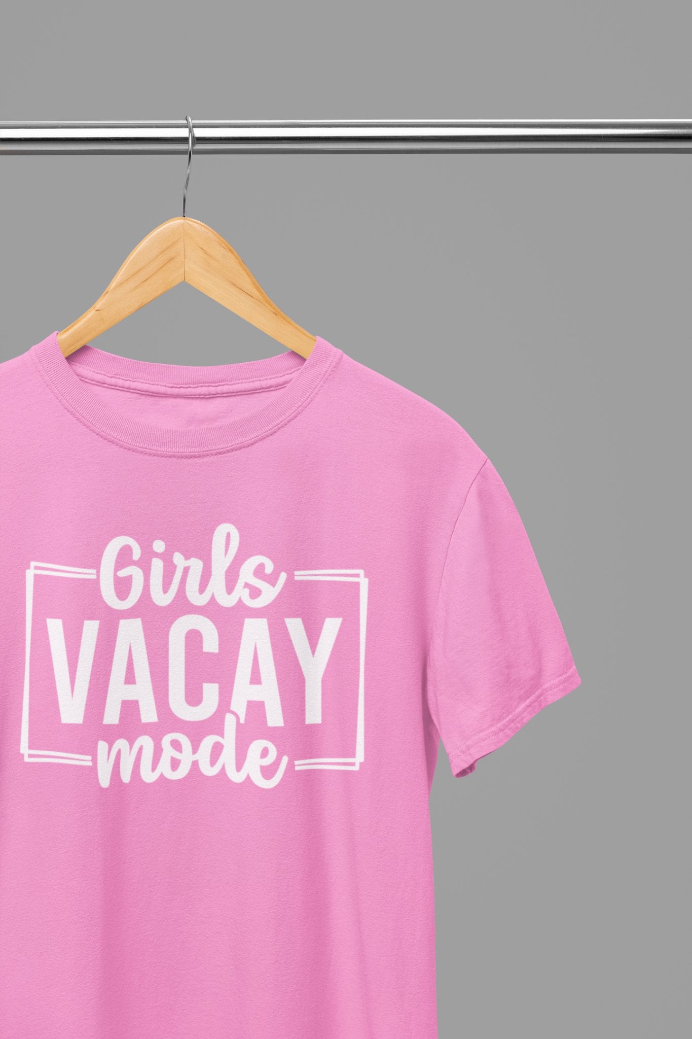 Girls Vacay Mode T-Shirt - Beast & Beauty Clothing LTD - Vacay T-Shirt - small - Pink - 