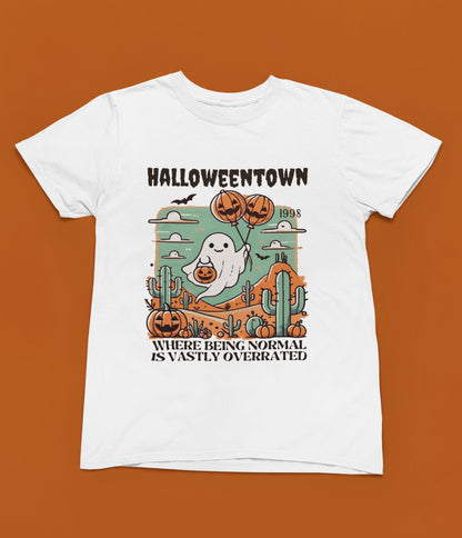 Halloween town 1998 Funny Halloween T-Shirt/Sweatshirt Unisex - Beast & Beauty Clothing LTD - Halloween - Brown - Small - T-Shirt