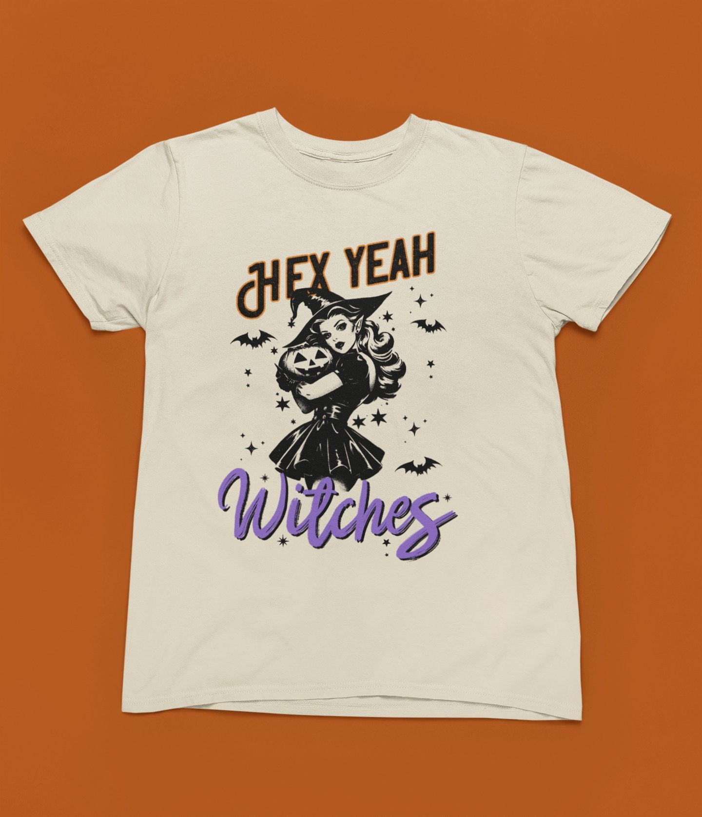 Hex Yeah Witches Funny Halloween T-Shirt/Sweatshirt Unisex - Beast & Beauty Clothing LTD - Halloween - Brown - Small - Sweatshirt