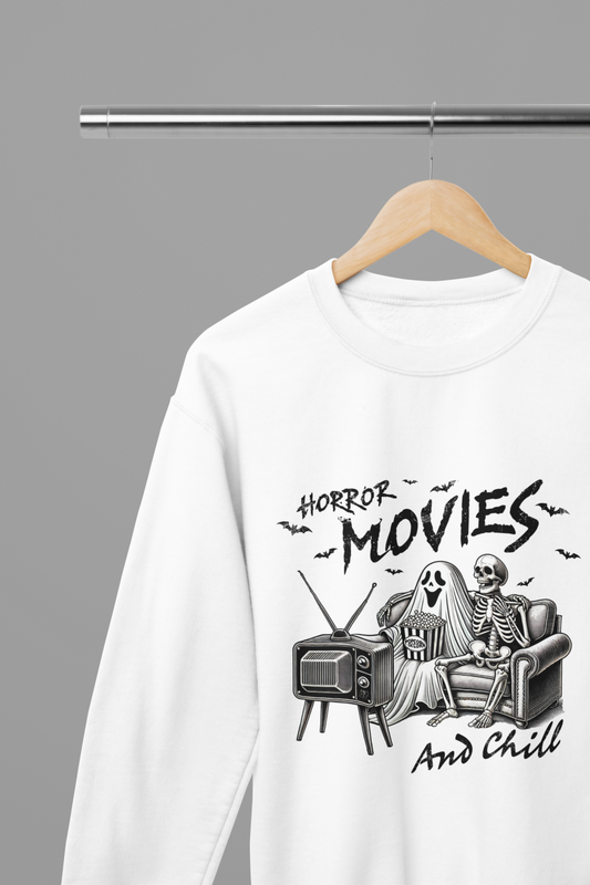 Horror Movies And Chill Halloween T-Shirt/Sweatshirt Unisex