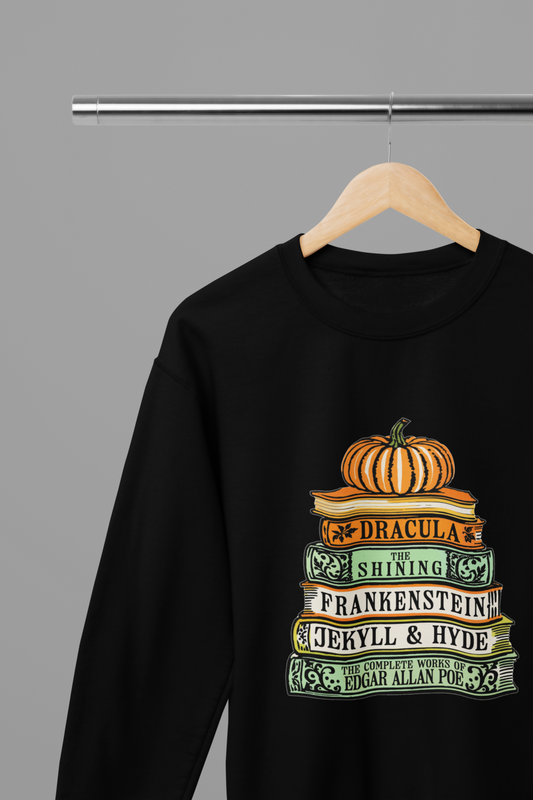 Chilling Classics Halloween Horror Books T-Shirt/Sweatshirt Unisex