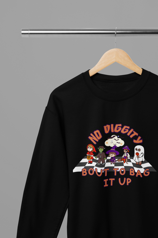 No Diggity, Bout to bag it up Halloween T-Shirt/Sweatshirt Unisex