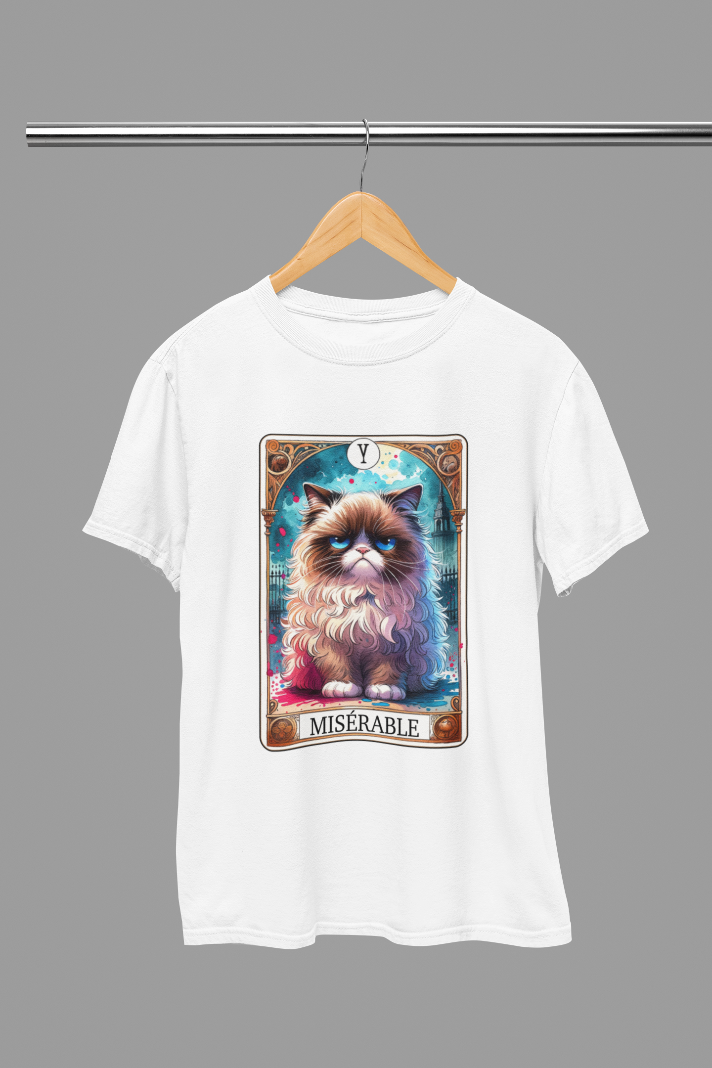 Miserable Cat Tarot T-Shirt