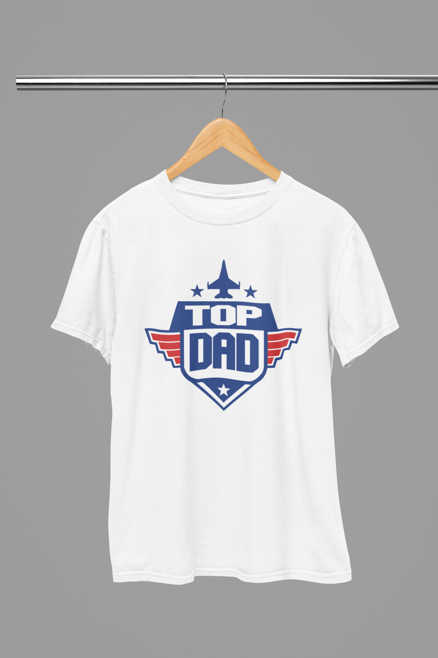 Top Dad (TopGun) Funny Fathers Day T-Shirt