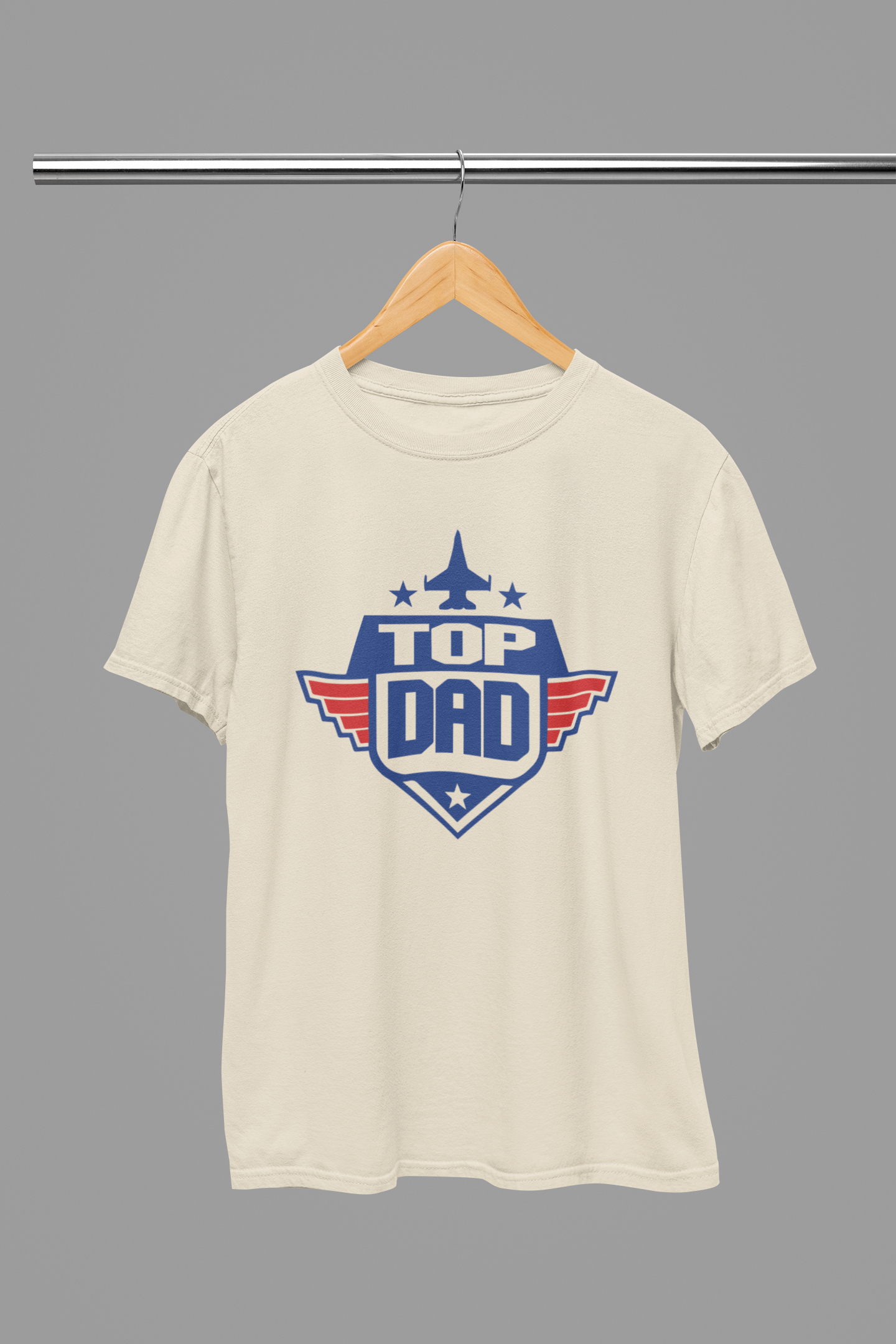 Top Dad (TopGun) Funny Fathers Day T-Shirt