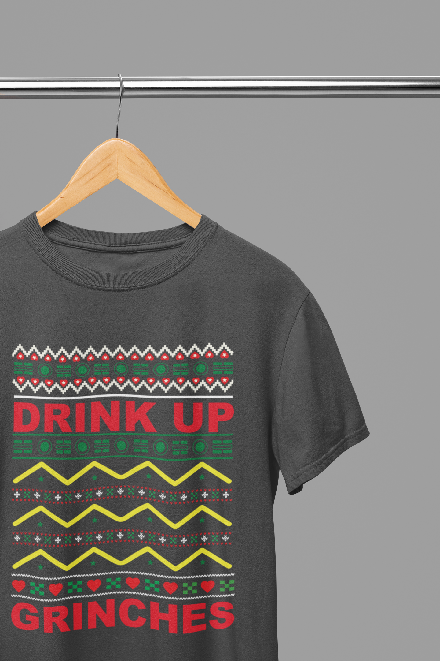 Drink Up Grinches T-Shirt/Sweatshirt Unisex - Funny Christmas Party Shirt