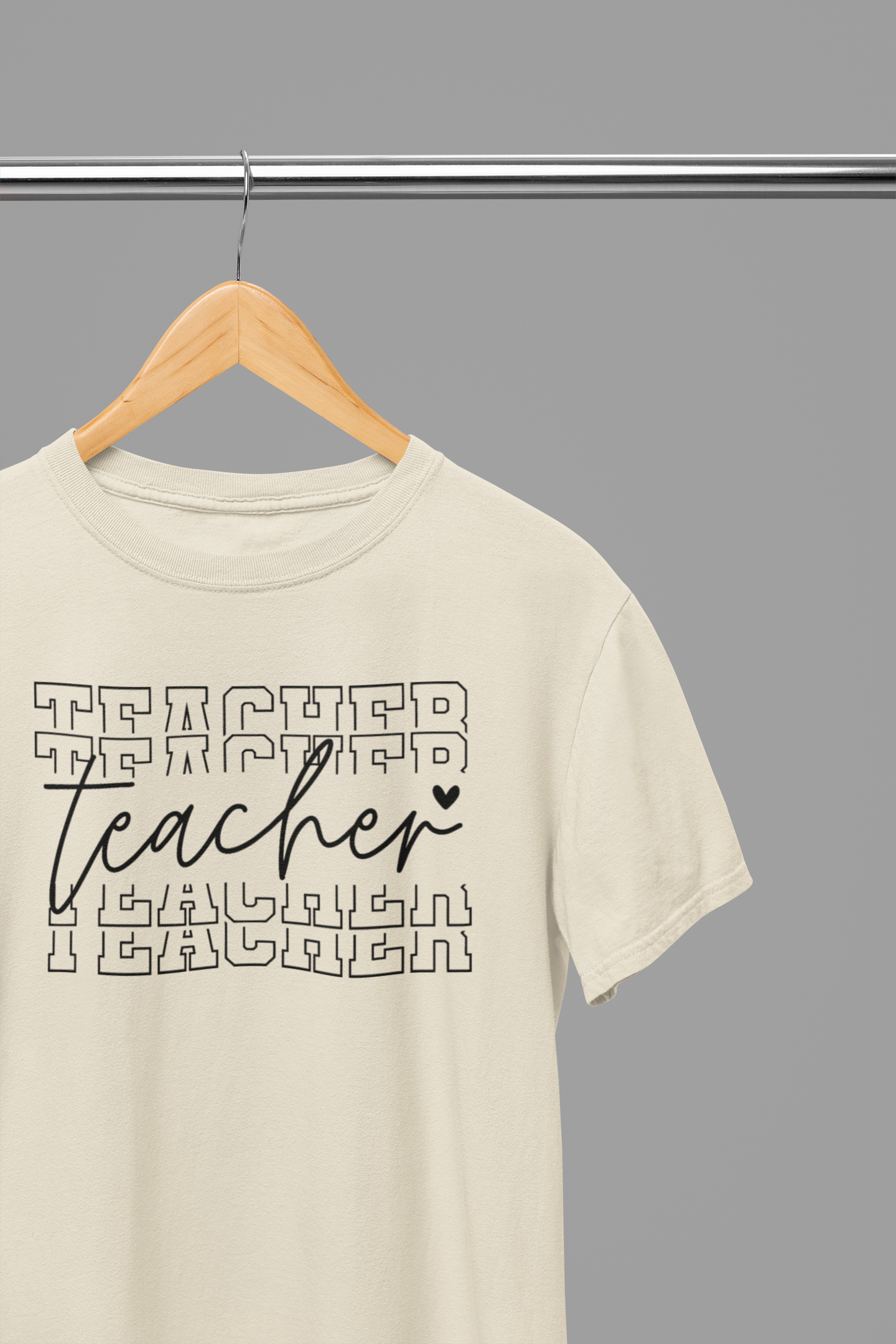 Teacher Stacked T-Shirt