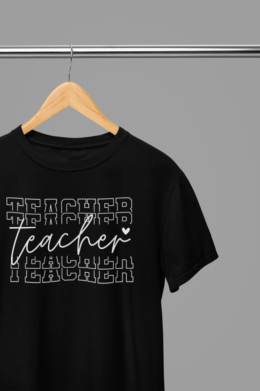 Teacher Stacked T-Shirt