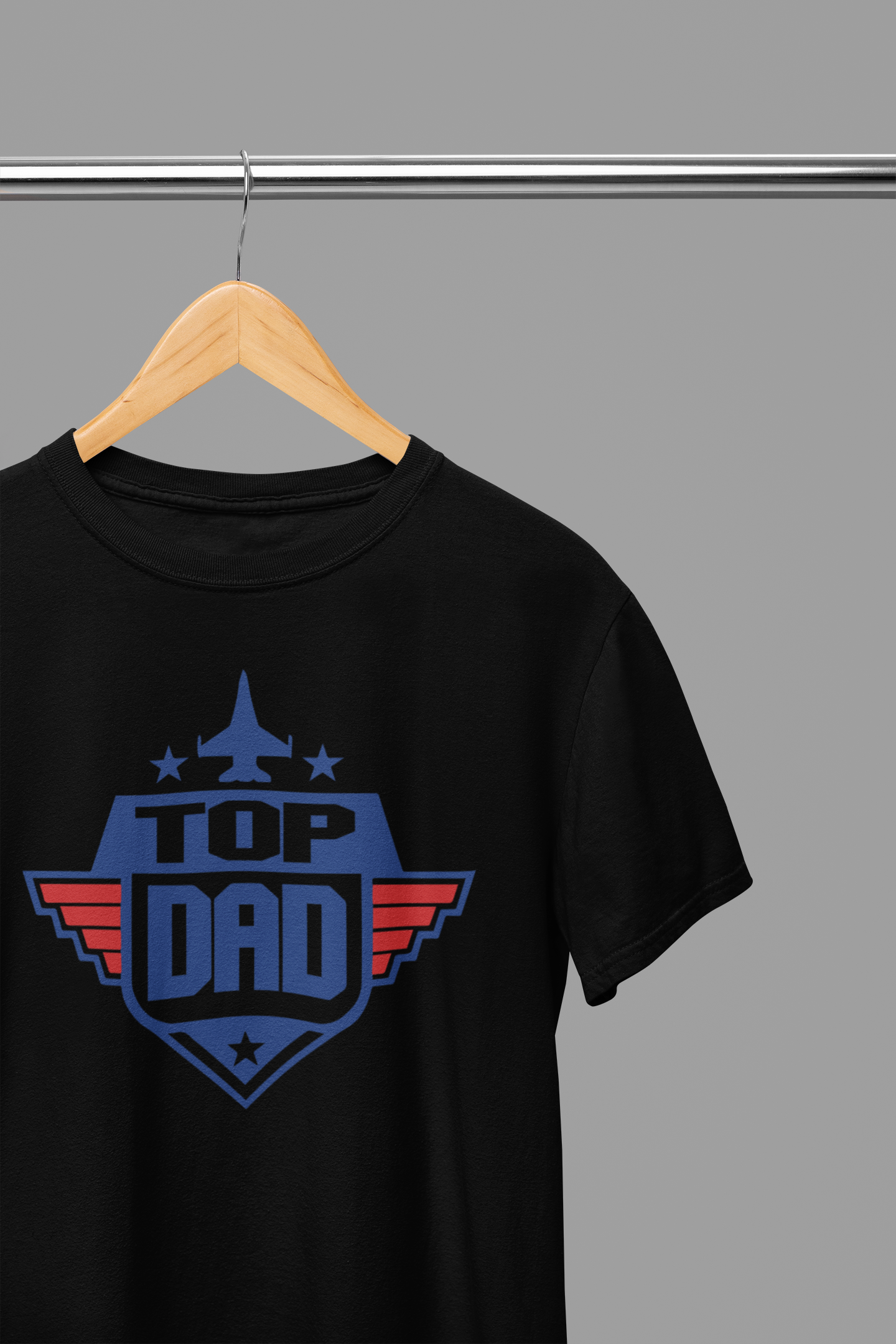 Top Dad (TopGun) Funny Fathers Day T-Shirt