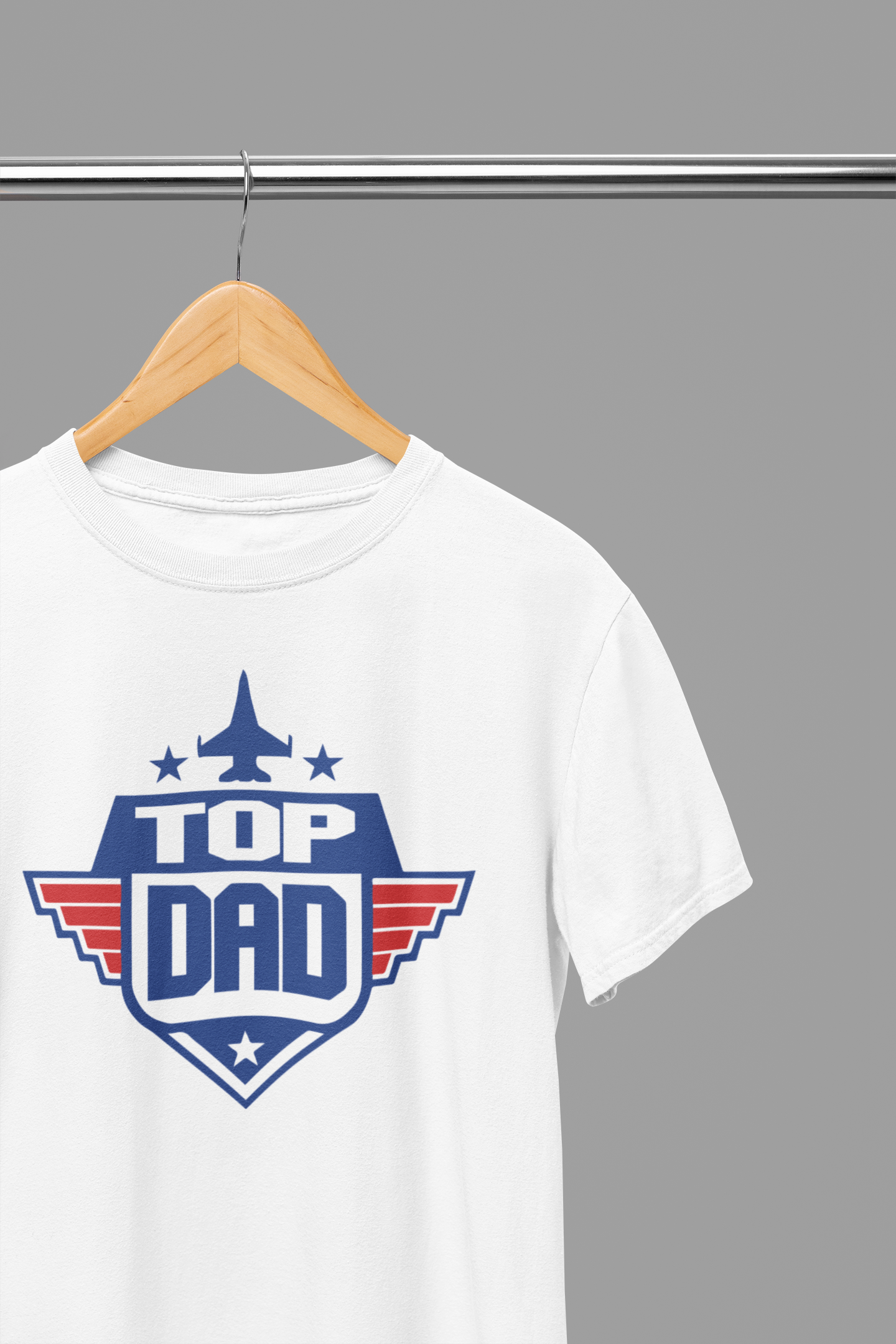 Top Dad (TopGun) Funny Fathers Day T-Shirt