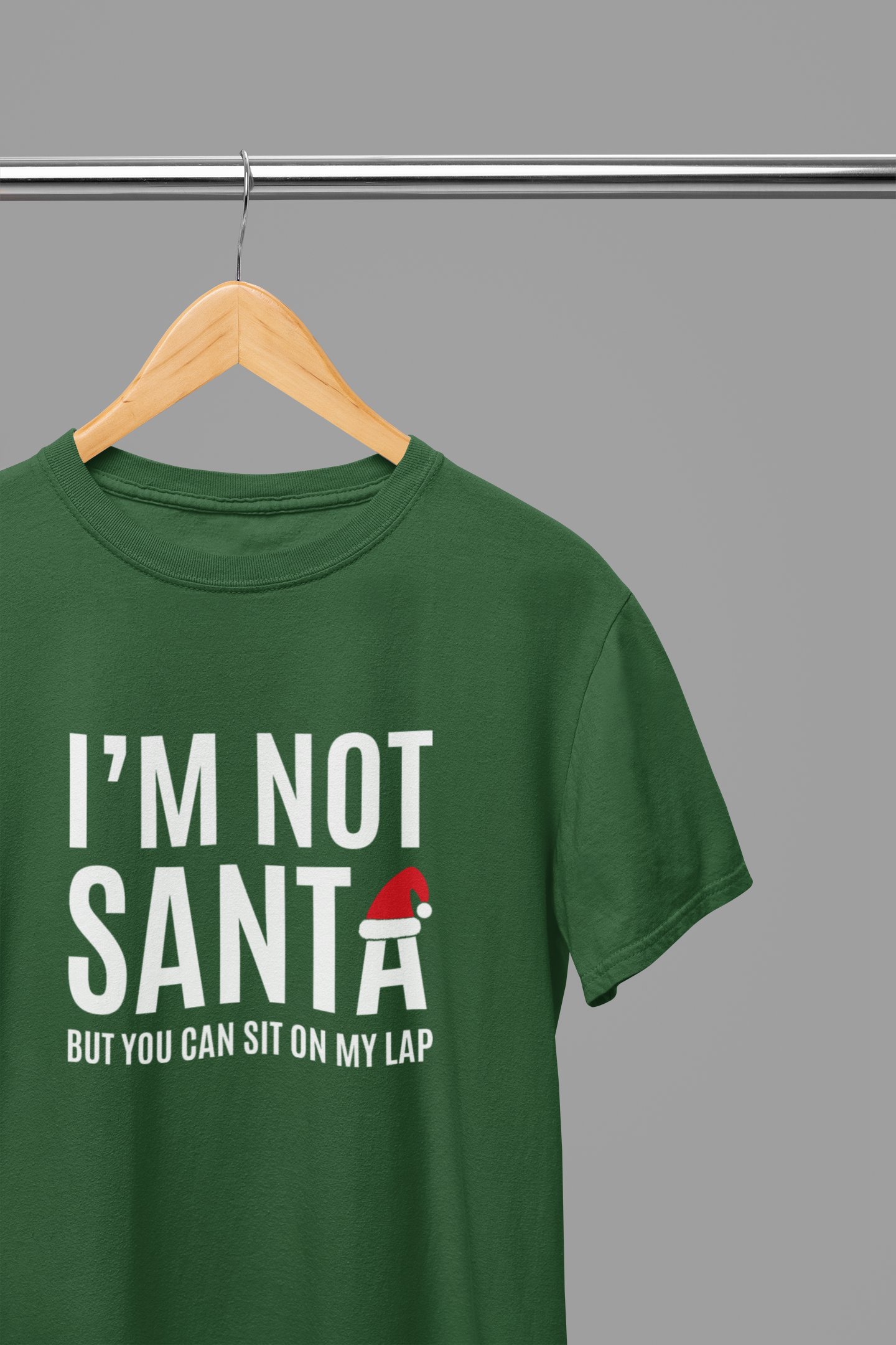 I'm Not Santa But You Can Sit on My Lap T-Shirt/Sweatshirt Unisex - Funny Christmas Shirt